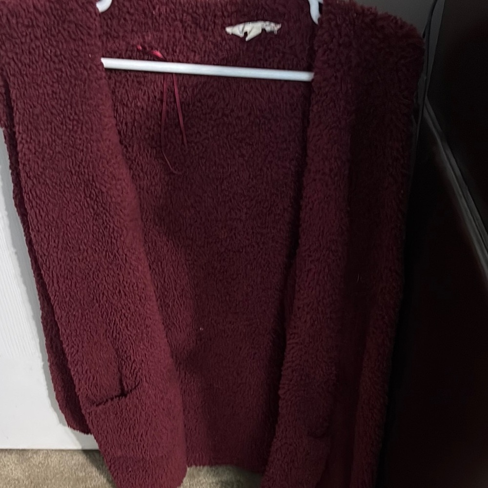 Pink Republic Red Cardigan Sweater